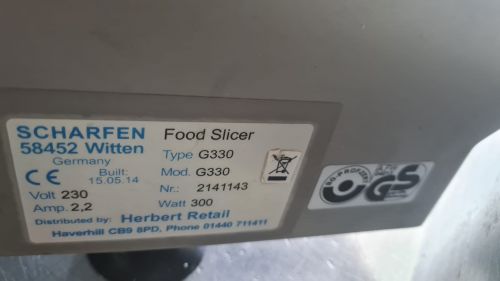 Scharfen G330 Food Slicer